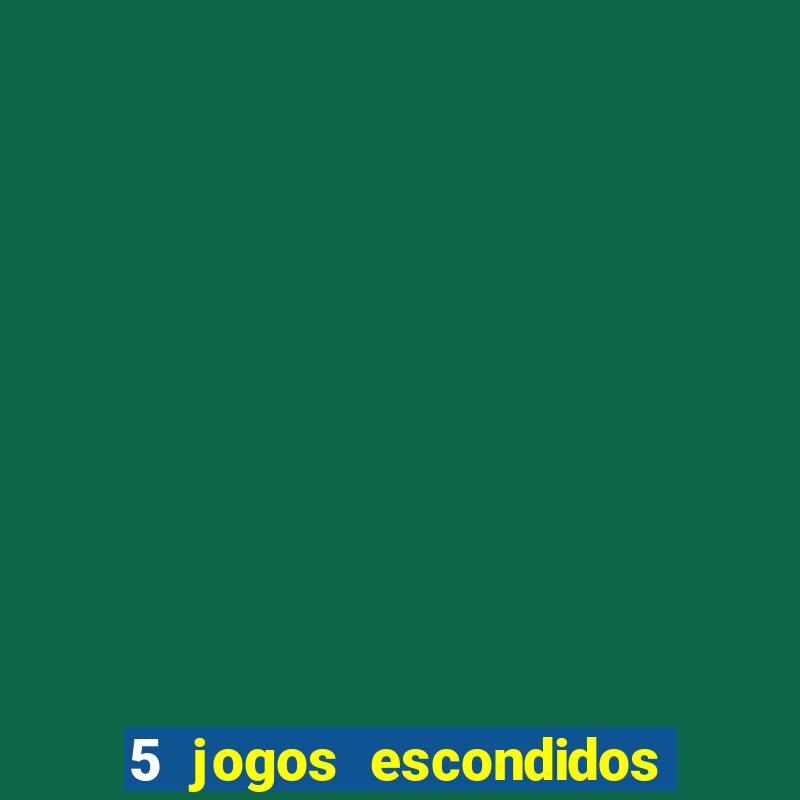 5 jogos escondidos no google